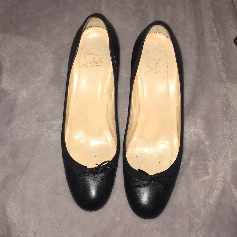 Christian Louboutin wedged heels